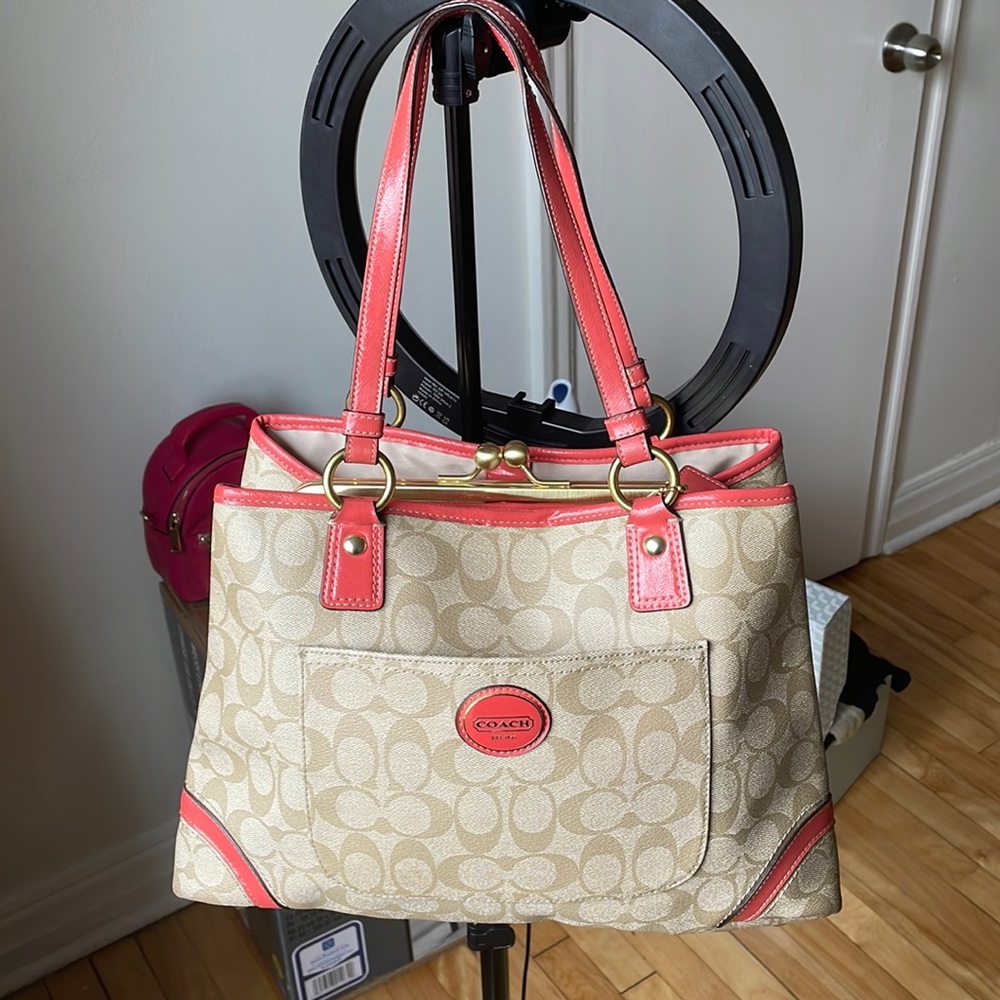 Vintage coach handbag y2k